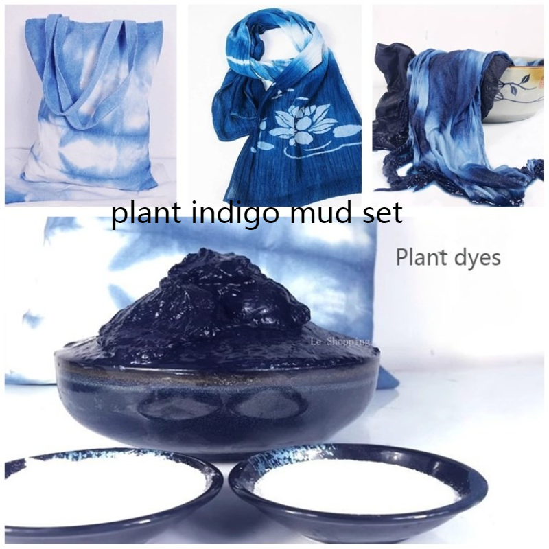 Indigo Dye Kit - Indigo Mud Tie-dyeing Dye Set/Non-cooking Plant