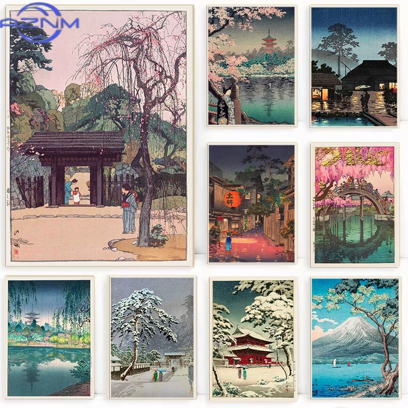 AZNM Retro Ukiyo-e Traditional - đánh giá và giá Japanese Tokyo Lifestyle