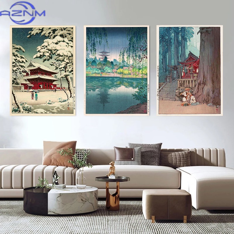 AZNM Retro Ukiyo-e Traditional - đánh giá và giá Japanese Tokyo Lifestyle