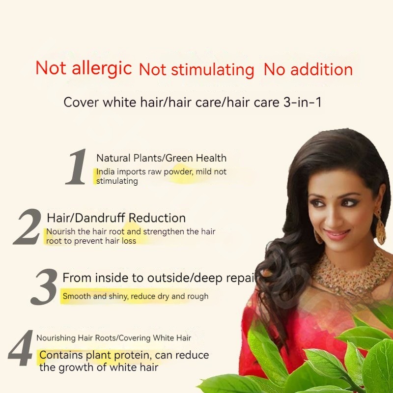 Natural Pure Plant Henna Powde - đánh giá và giá Indigo Dye Kit