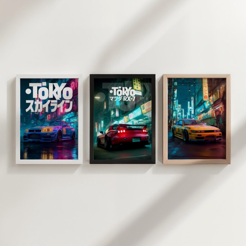 Vintage Tokyo JDM Car Poster N - đánh giá và giá Japanese Tokyo Lifestyle