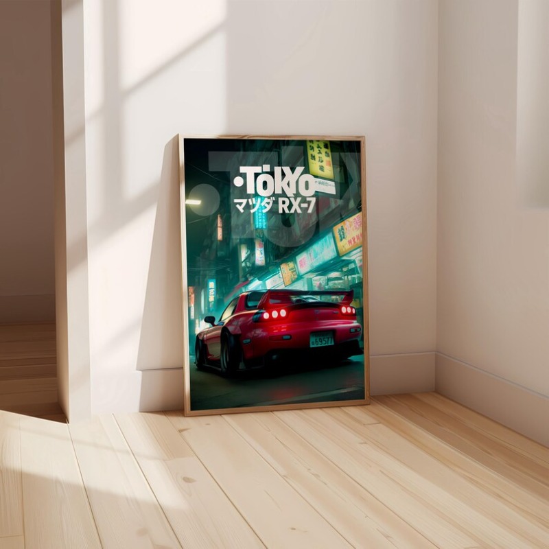 Vintage Tokyo JDM Car Poster N - đánh giá và giá Japanese Tokyo Lifestyle