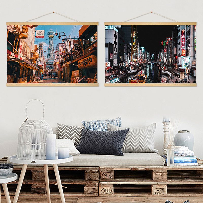 Japanese street scene hanging  - đánh giá và giá Japanese Restaurant Lifestyle