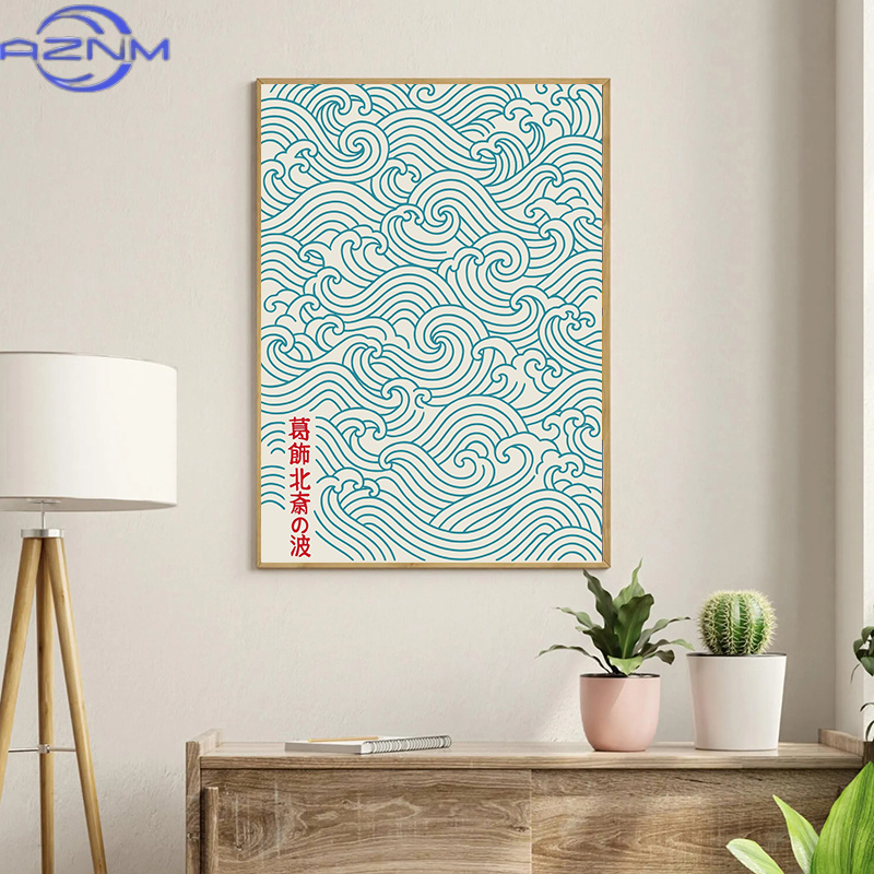 AZNM Japanese Waves Hokusai Po - đánh giá và giá Japanese Tokyo Lifestyle
