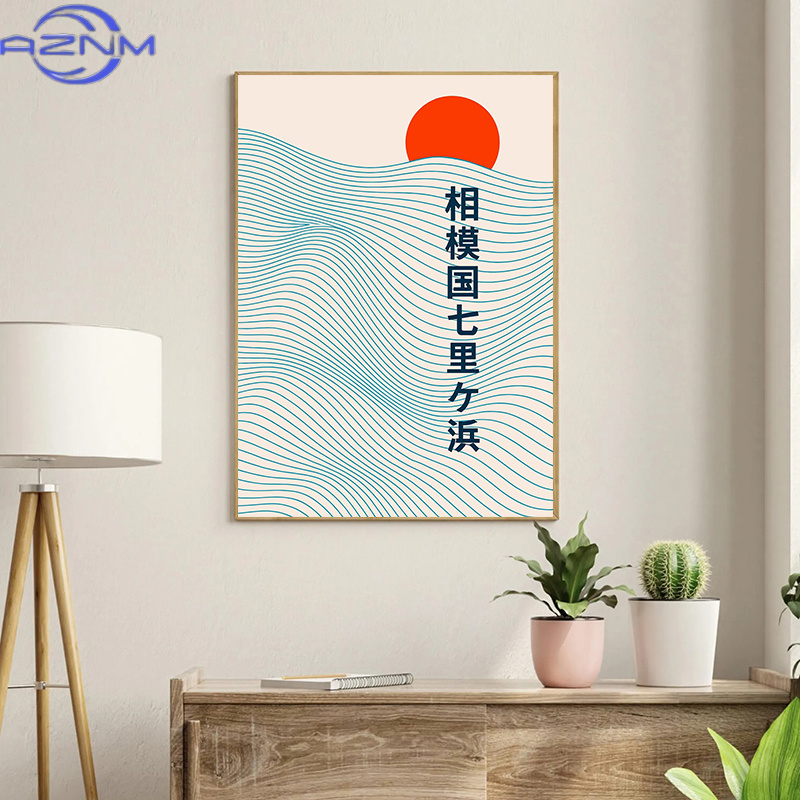 AZNM Japanese Waves Hokusai Po - đánh giá và giá Japanese Tokyo Lifestyle