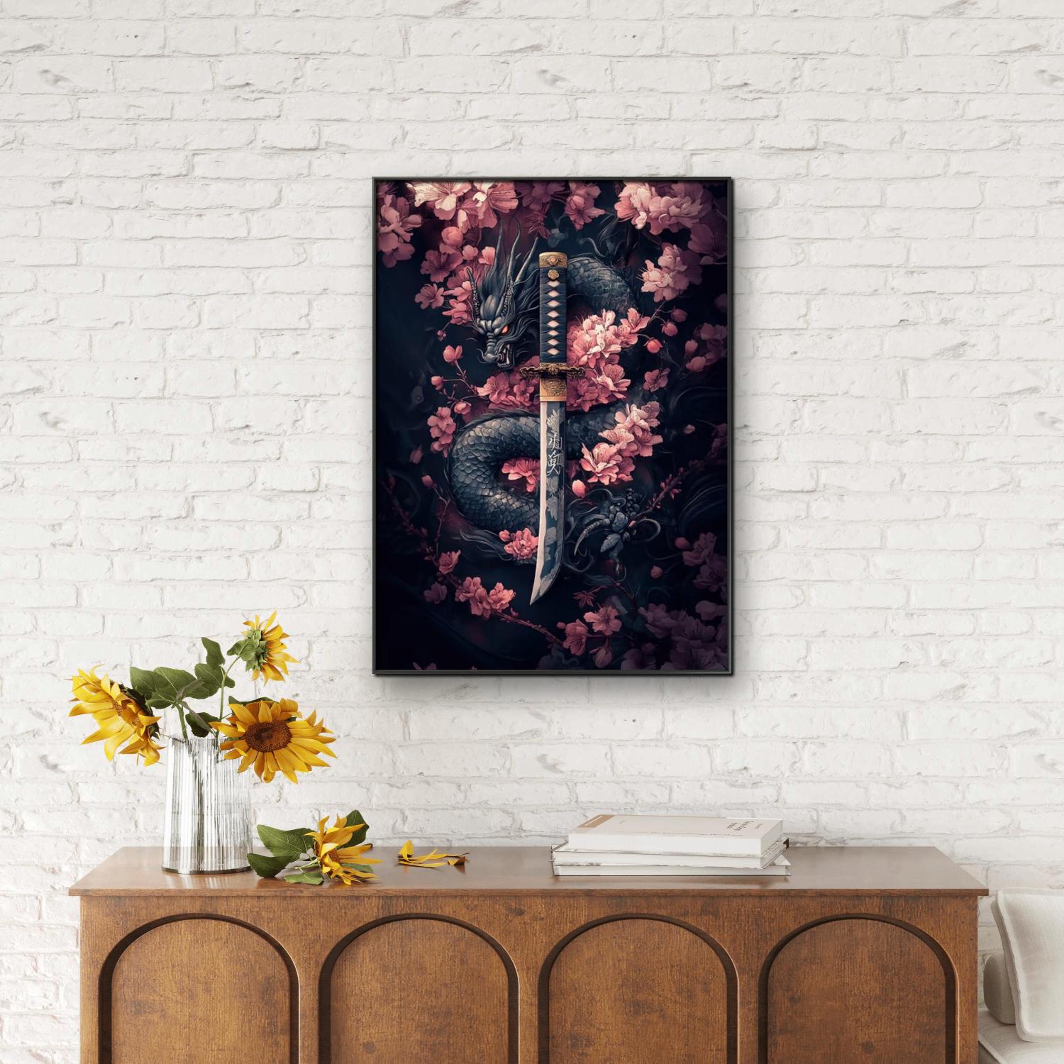 Black Dragon and Samurai Sword - đánh giá và giá Japanese Lifestyle Gifts